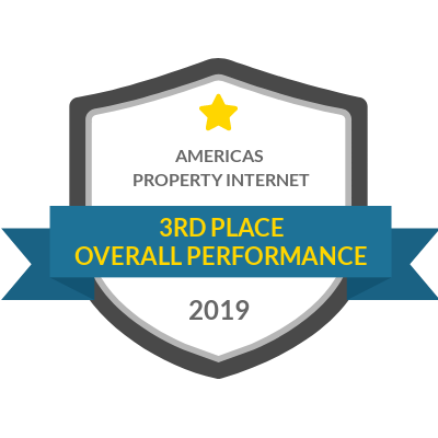 Americas Property Internet 2019 - 3rd Place Overall Performance